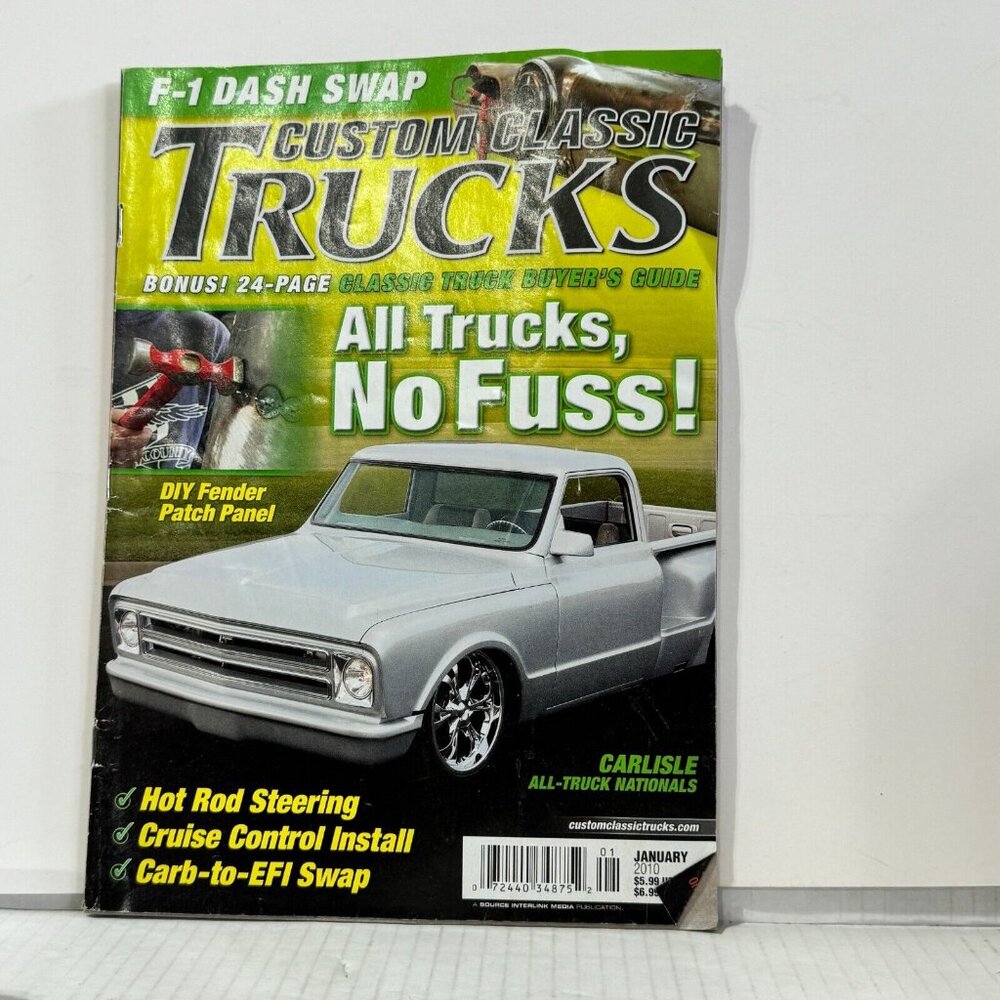Custom Classic Trucks Magazine Jan 2010 All Trucks, No Fuss!